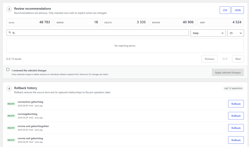 Taxonomy Curator screenshot 4